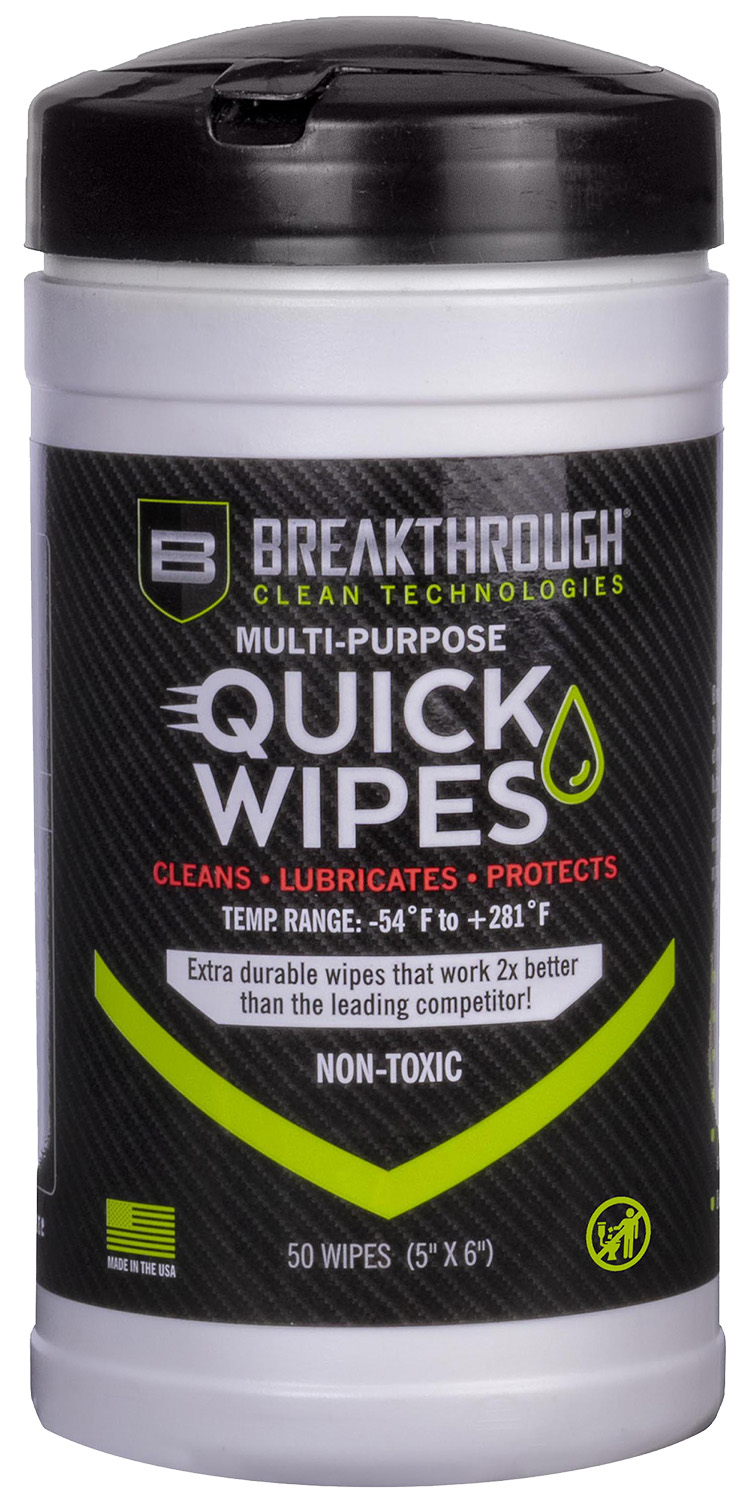 Breakthrough Clean BTCLPQW50 Quick Wipes 5″ x 6″ 50 Count