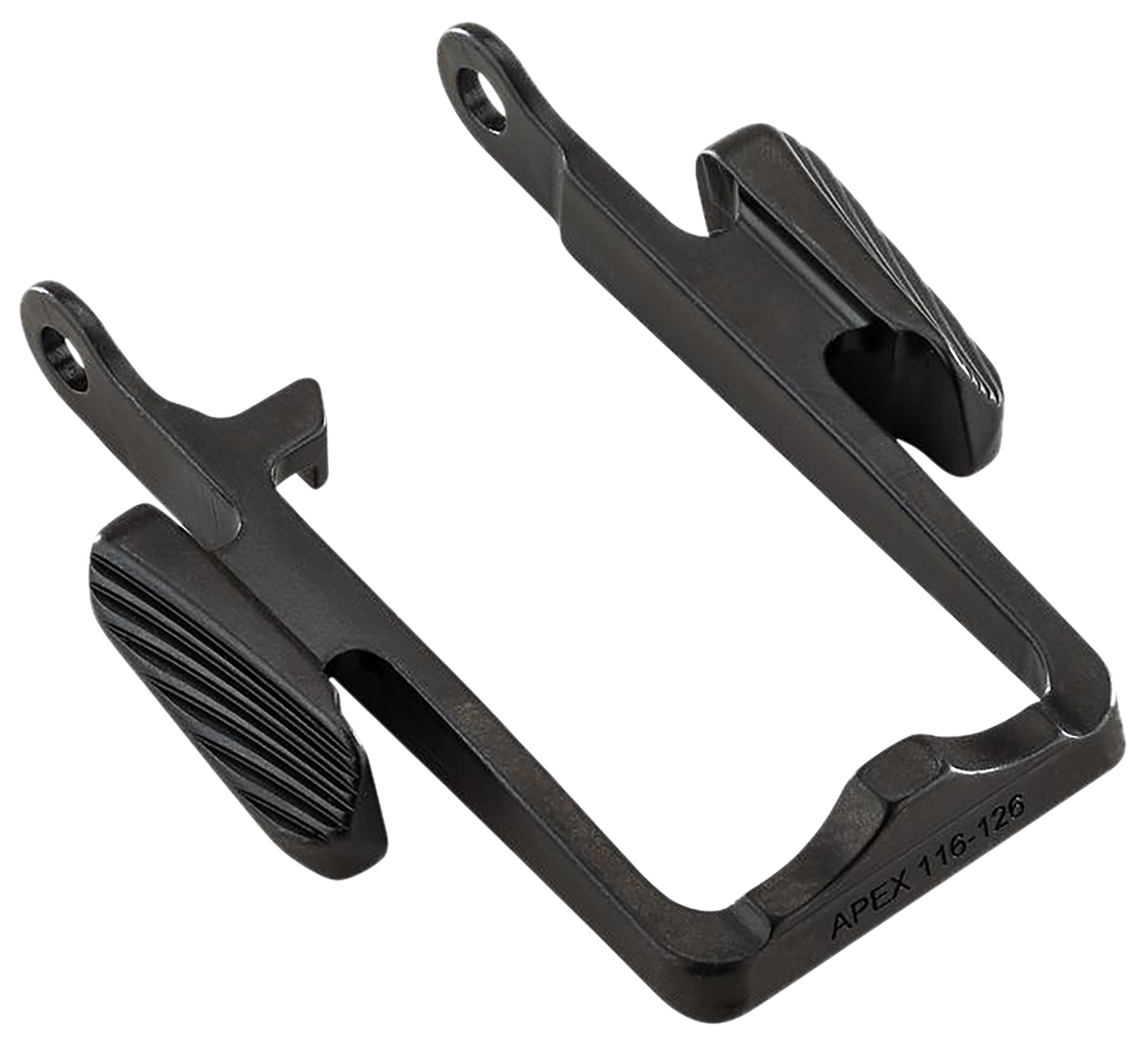 Apex Tactical 116126 Enhanced Slide Release CZ P10c Black Melonite Steel Pistol Ambidextrous
