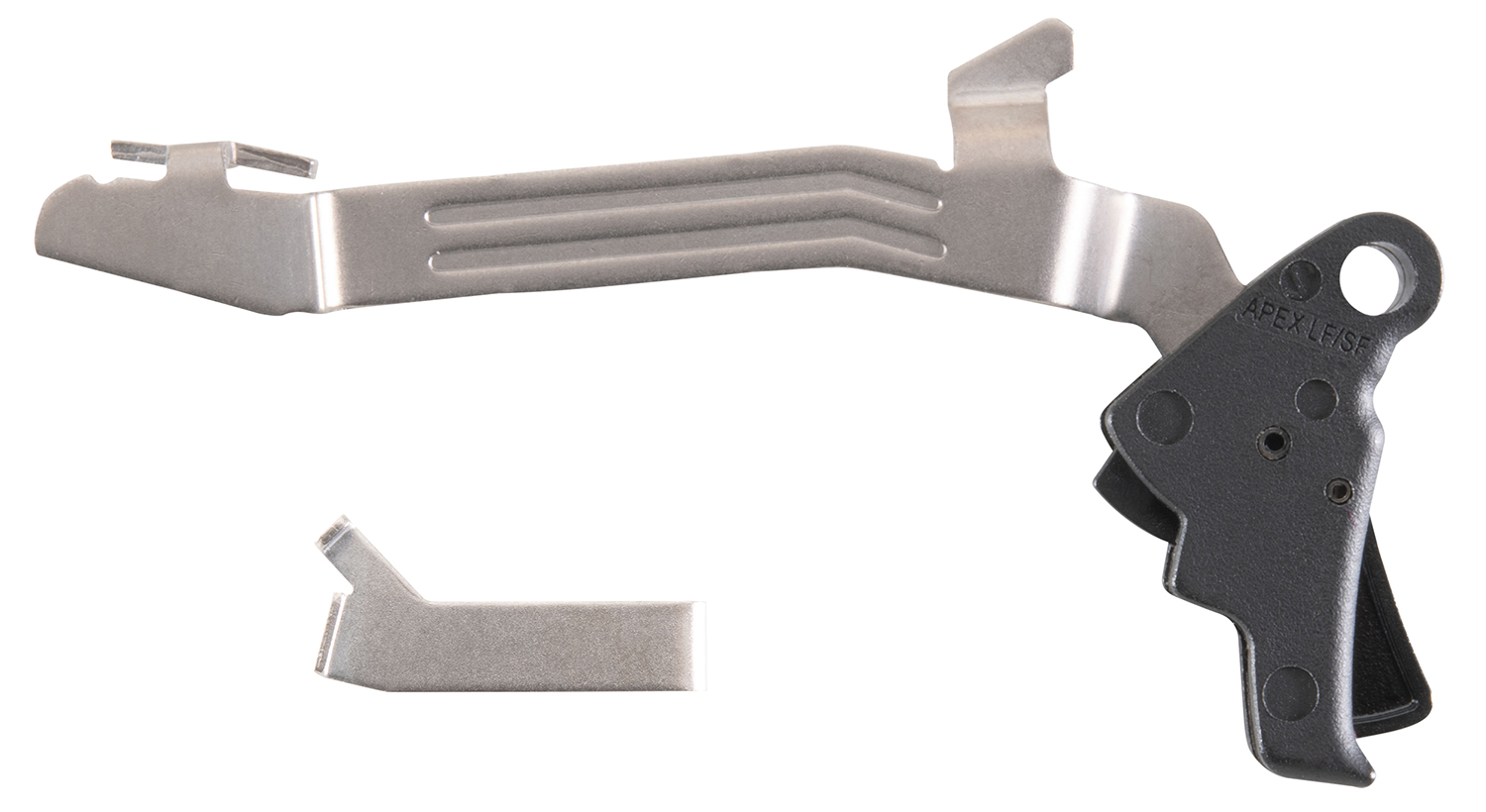Apex Tactical 102P117BLK Action Enhancement  Slim Black Drop-In Compatible w/Glock 43/43X/48