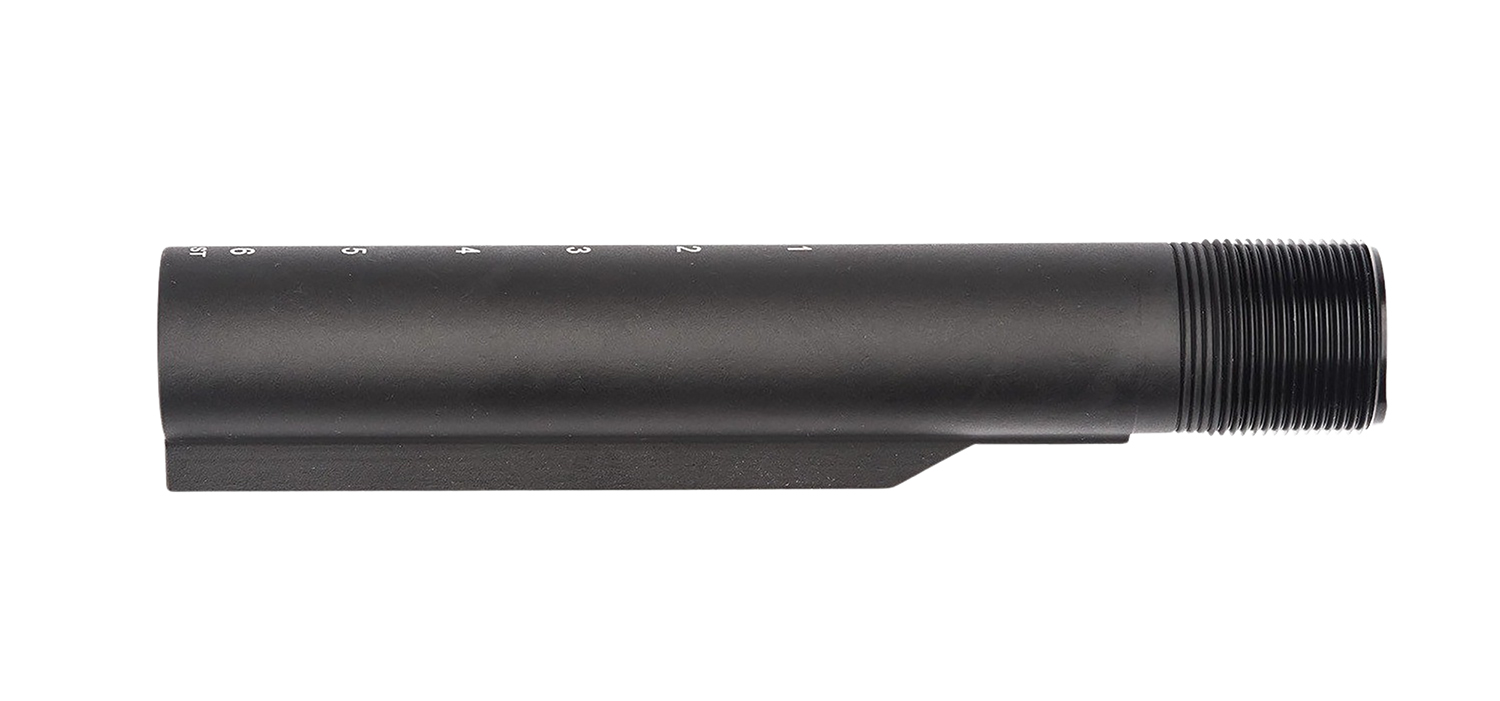 Spikes SLA500R Buffer Tube 6 Position Mil-Spec Black Hardcoat Anodized Aluminum