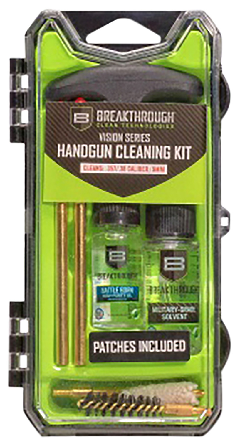 Breakthrough Clean BTECC9 Vision Series Cleaning Kit 9mm & 38 Cal Pistol/9 Pieces Multi-Color