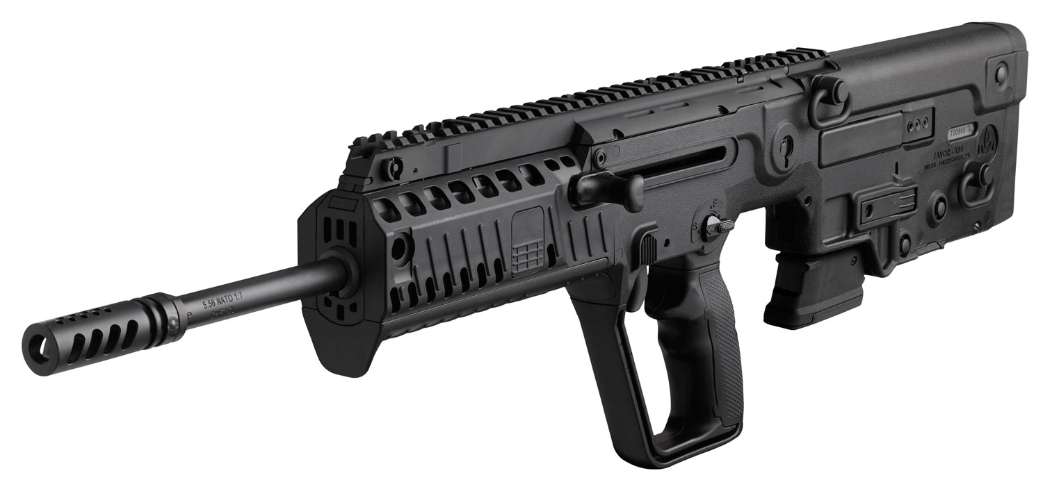 IWI US XB18RS Tavor X95 *NJ/MD Compliant 5.56x45mm NATO Caliber with 18.50″ Barrel, 10+1 Capacity, Black Metal Finish, Black Fixed Bullpup Stock & Polymer Grip Right Hand