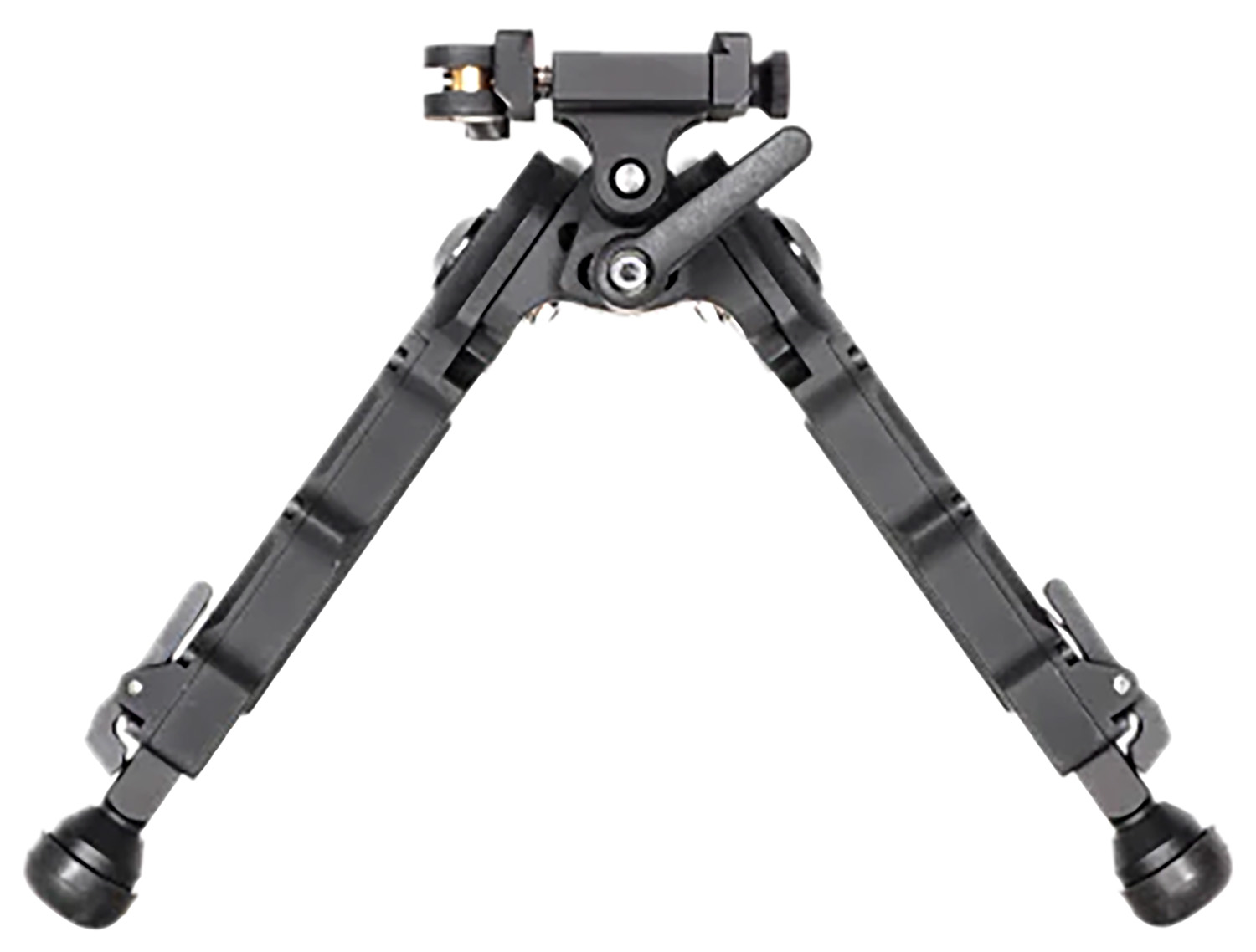 Accu-Tac BRASQDG204 BR-4 G2 Arca Spec Bipod made of Black Hardcoat Anodized Aluminum with ARCA Style Rail Attachment, Steel Feet & 5.75″-8.25″ Vertical Adjustment