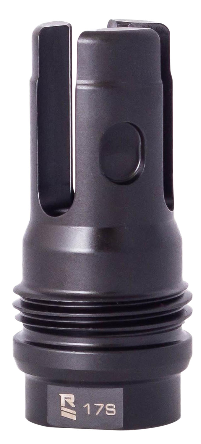 Rugged Suppressor FH004 R3L Flash Mitigation System Black with 5/8″-24 tpi Threads & 2.15″ OAL for 7.62mm FN SCAR17