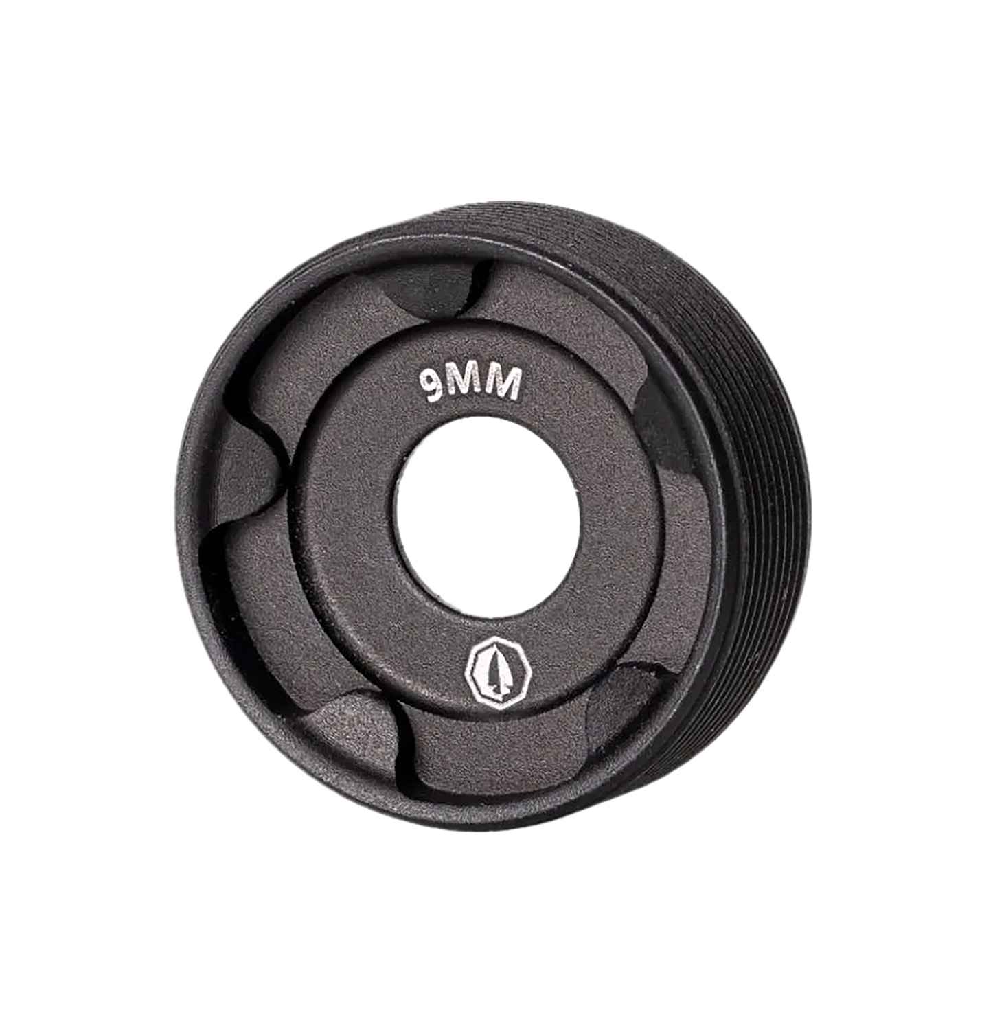 RUGGED SUPPRESSOR FC002 Front Cap 9mm Luger Black
