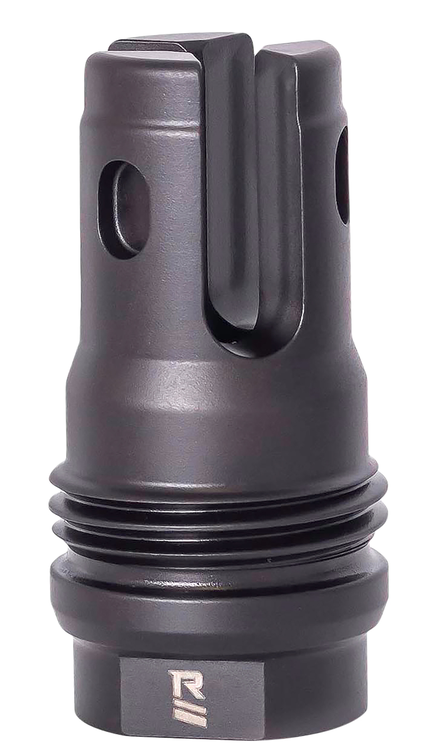 Rugged Suppressor FH006 R3 Flash Mitigation System Black with 3/4″-24 tpi Threads & 2.13″ OAL for 7.62mm Radiant762, Surge762, Razor762 & Micro30 Suppressors