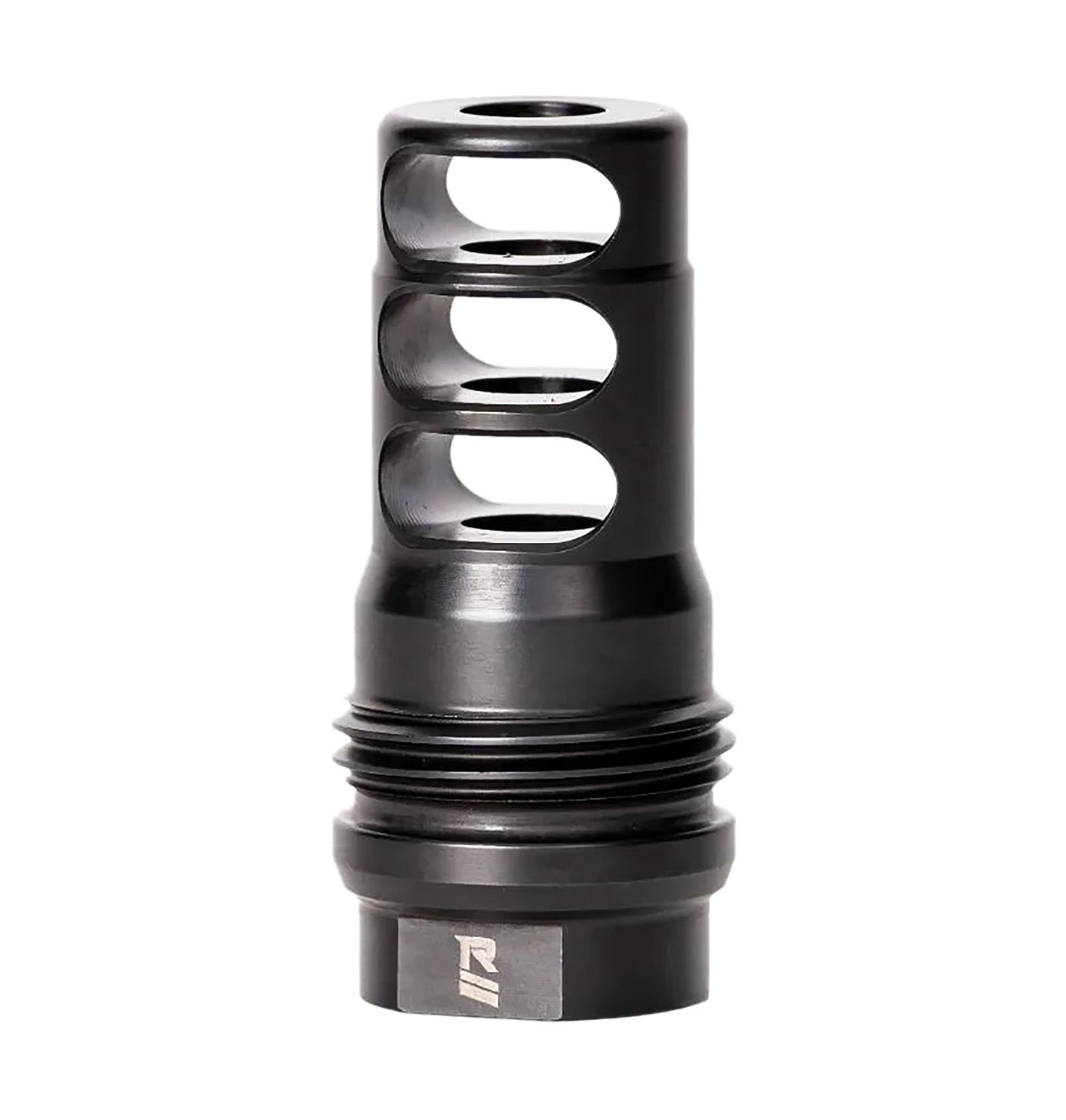 Rugged Suppressor MB011 3 Port Brake Black with 1/2″-28 tpi Threads & 2.16″ OAL for 5.56x45mm NATO Radiant762, Surge762, Razor762 & Micro30 Suppressors