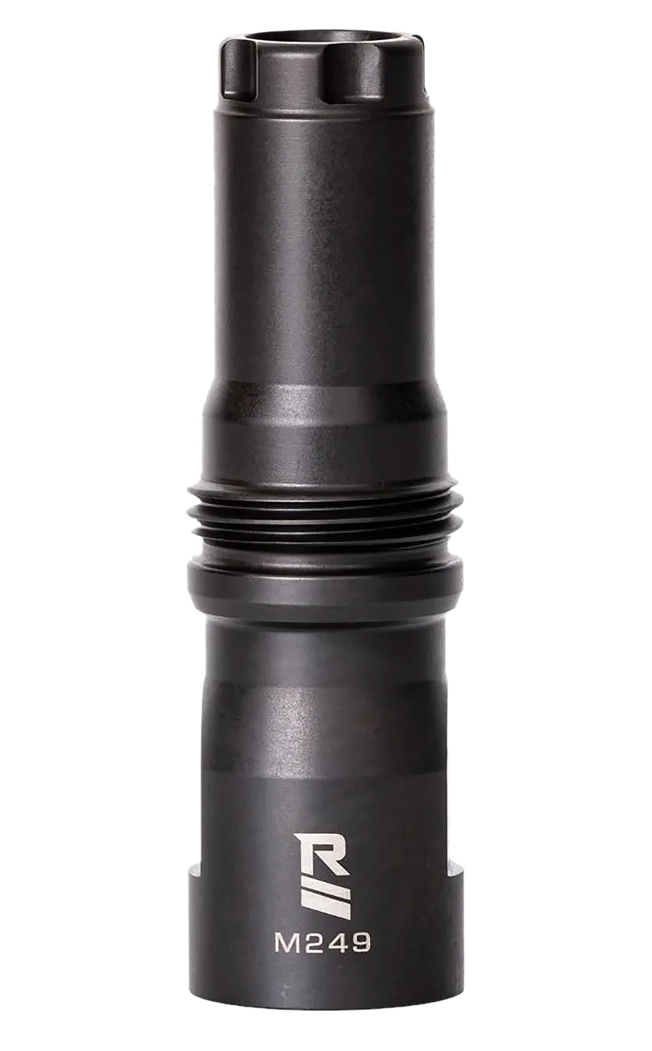 Rugged Suppressor MD001 M249 Muzzle Device Black with 9/16×24 LH Threads & Dual Taper Locking System for Surge762, Razor762 & Micro30 Suppressors