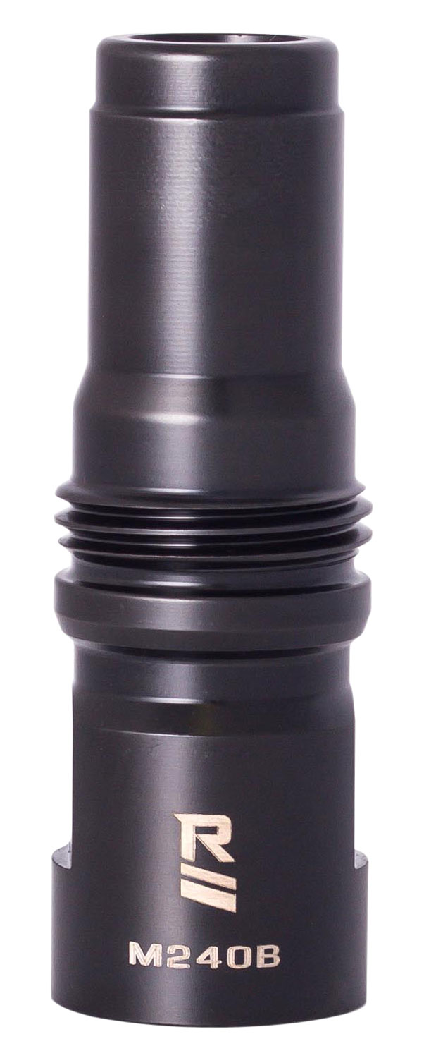 Rugged Suppressor MD002 M240B Muzzle Device Black with 25/32×24 Threads & Dual Taper Locking System for Surge762, Razor762 & Micro30 Suppressors