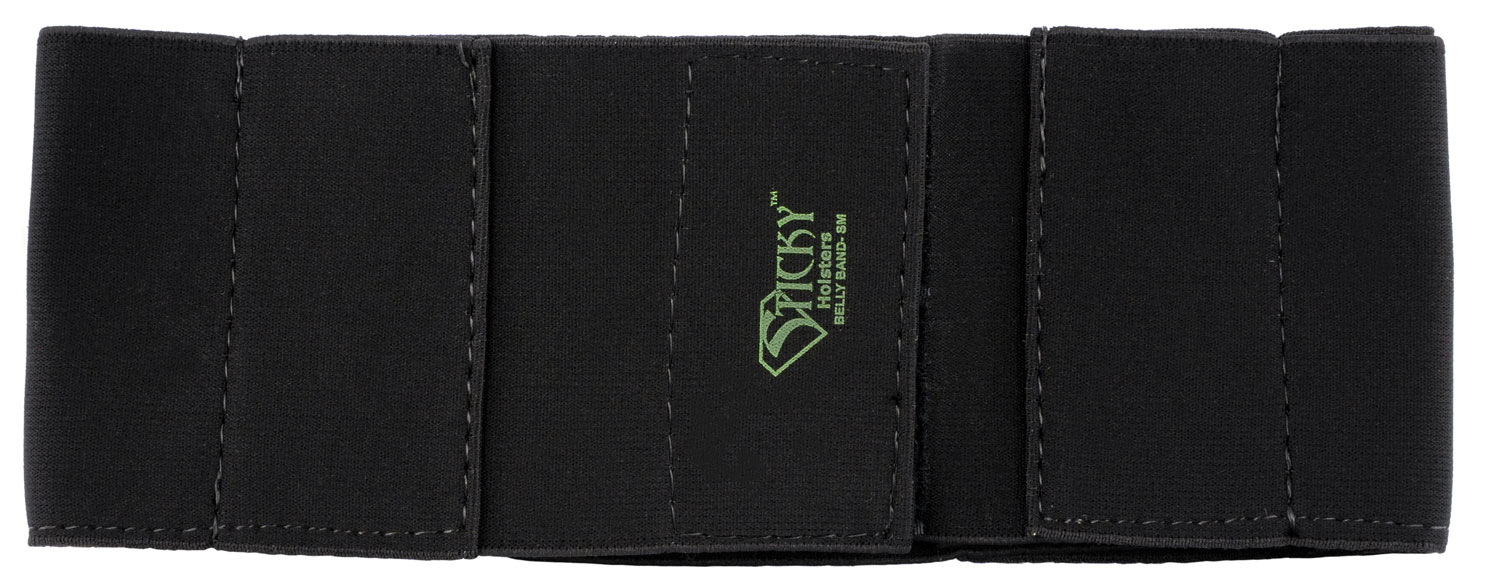 Sticky Holsters BBSM Belly Band Black Small Elastic 24″-34″