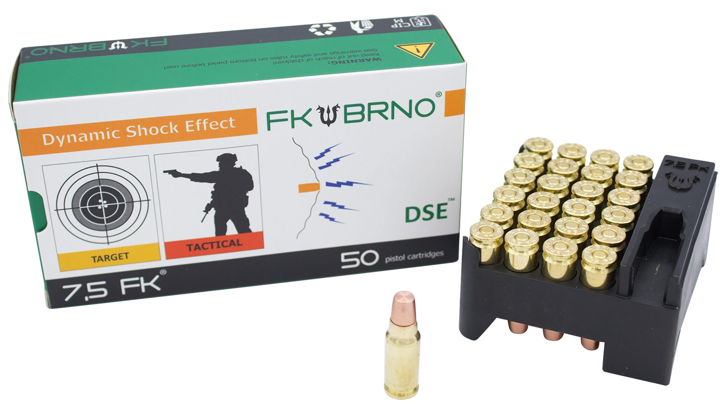 FK Brno US FKAMMOF950 F9  7.5FK 101gr Copper Flat Nose 50 Per Box/10 Case