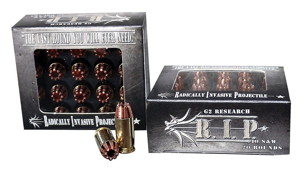 G2 Research G00003 R.I.P  40S&W 115gr Fracturing Hollow Point 20 Per Box/25 Case