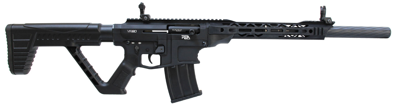 Rock Island VR80 VR80  12 Gauge 3″ 20″ 5+1 Black Anodized Rec Black Fixed Thumbhole Stock Right Hand