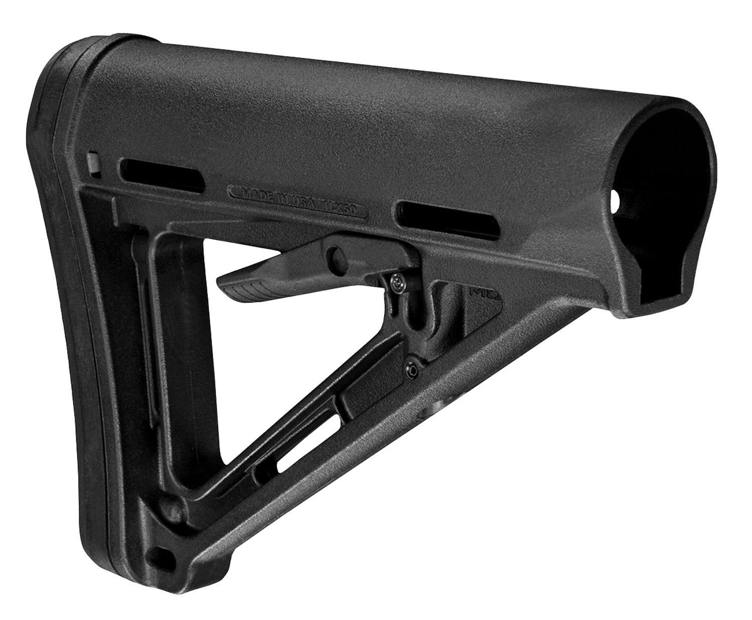 Magpul MAG401BLK MOE Carbine Stock Black Synthetic with AR-15, M16, M4 with Commercial Tube (Tube Not Included)