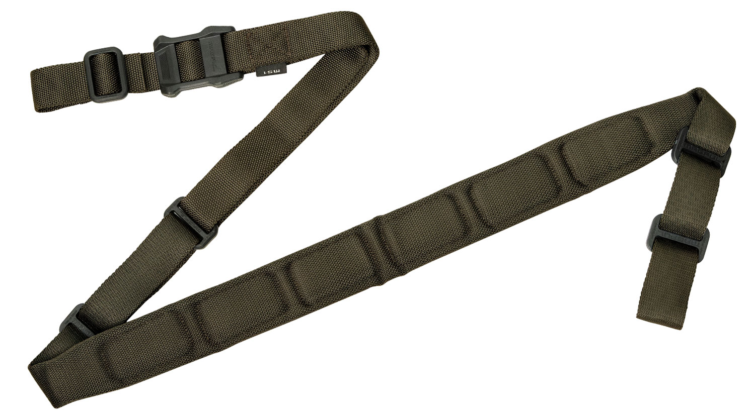 Magpul MAG545RGR MS1 Sling Ranger Green Nylon 48″-60″ OAL Padded Two-Point Rifle
