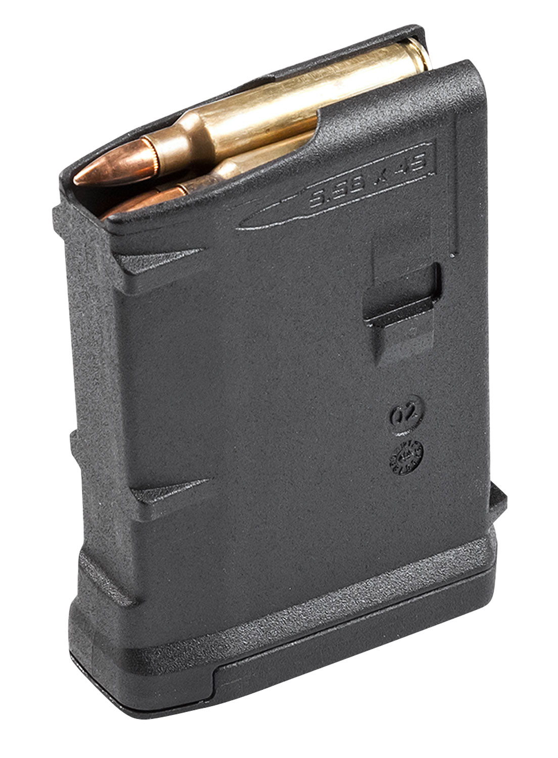 Magpul MAG559BLK PMAG GEN M3 10rd 223 Rem/5.56x45mm NATO Fit AR-15/M16/M4 Black Polymer