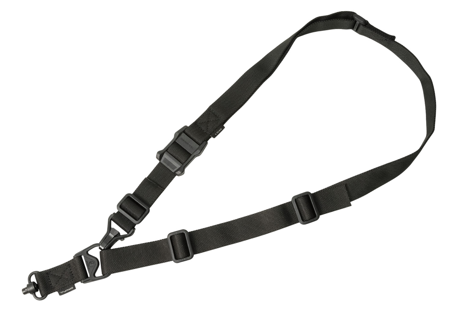 Magpul MAG515BLK MS3 Single QD Sling GEN2 Black Nylon 48″-60″ OAL Adjustable One-Two Point Rifle