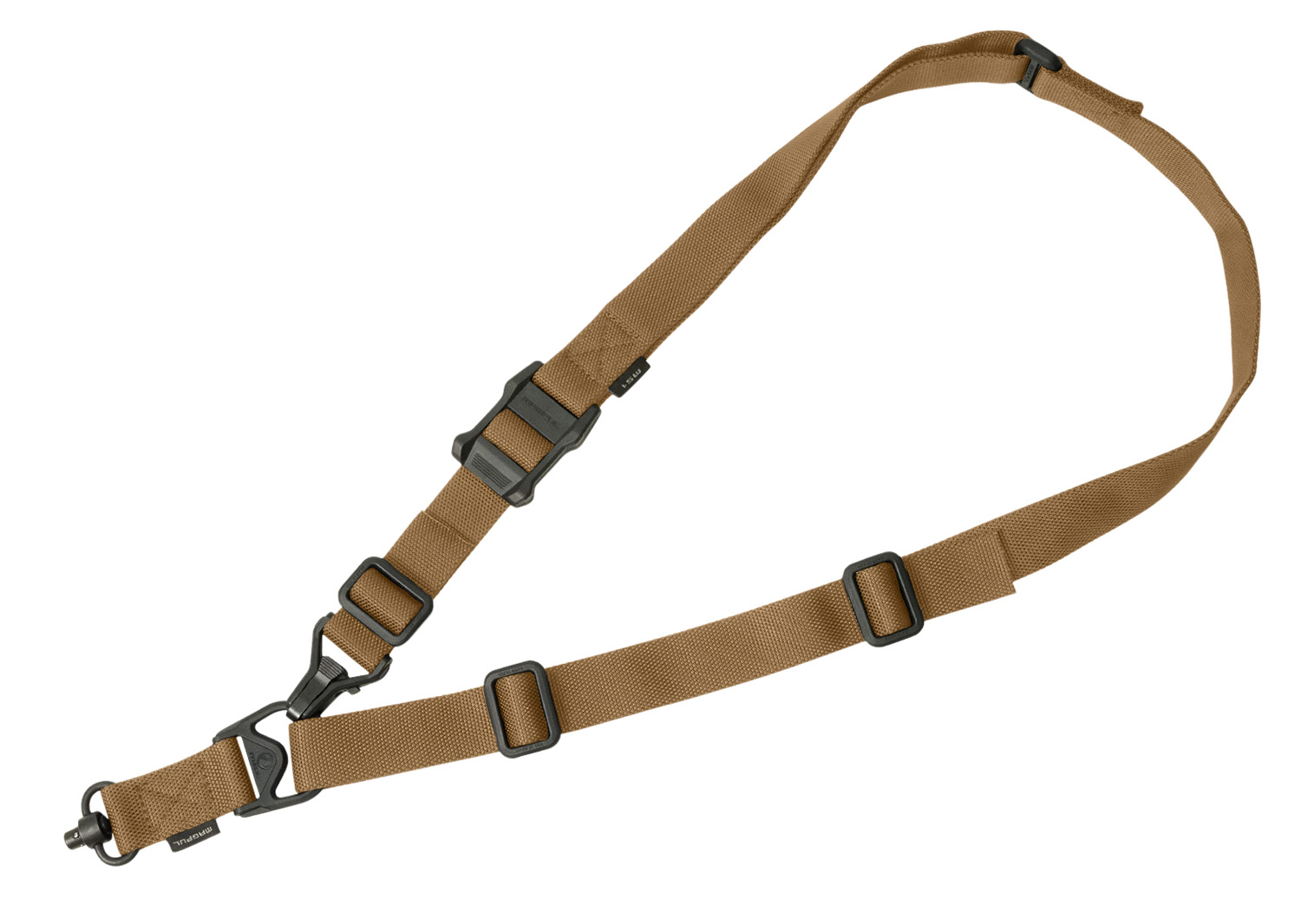 Magpul MAG515COY MS3 Single QD Sling GEN2 Coyote Tan Nylon 48″-60″ OAL Adjustable One-Two Point Rifle