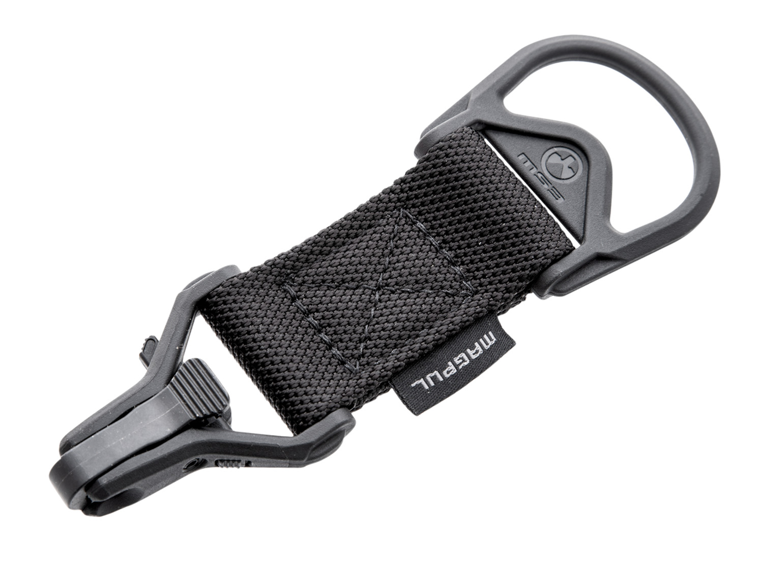 Magpul MAG516-BLK MS1/MS3 Sling Adapter made of Steel with Black Melonite Finish, Polymer Hardware, Nylon 1.25″ Webbing & Two to One-Point Design for AR-15, M4 & M16