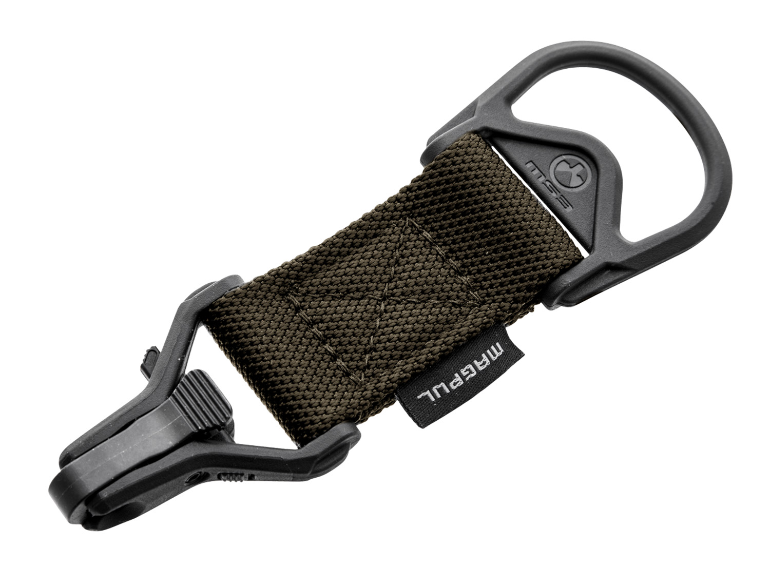 Magpul MAG516-RGR MS1/MS3 Sling Adapter made of Steel with Ranger Green Melonite Finish, Polymer Hardware, Nylon 1.25″ Webbing & Two to One-Point Design for AR-15, M4 & M16