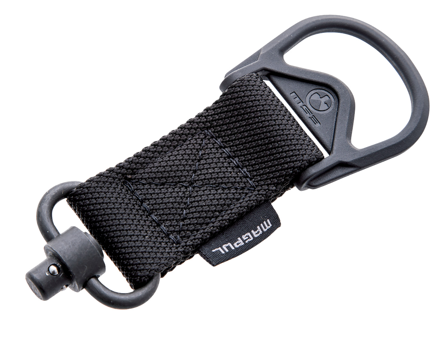 Magpul MAG517-BLK MS1/MS3 QD Sling Adapter made of Steel with Maganese Phosphate Black Finish, Polymer Hardware, Nylon 1.25″ Webbing & Two to One-Point Design for AR-15, M4, M16, AK-Platform & AKM