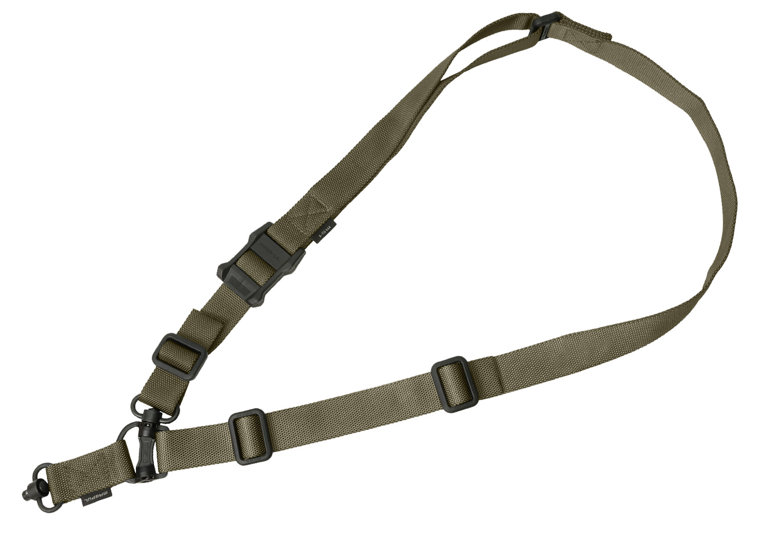 Magpul MAG518RGR MS4 Sling GEN2 Ranger Green Nylon 48″-60″ OAL Adjustable One-Two Point AR Platform