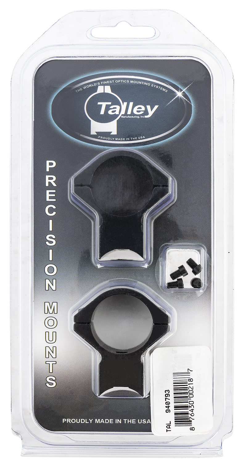 Talley 940793 Scope Mount/Ring Combo Black Anodized Aluminum 1″ Tube Savage 93R/B.Mag/Mark II Medium Rings 0 MOA