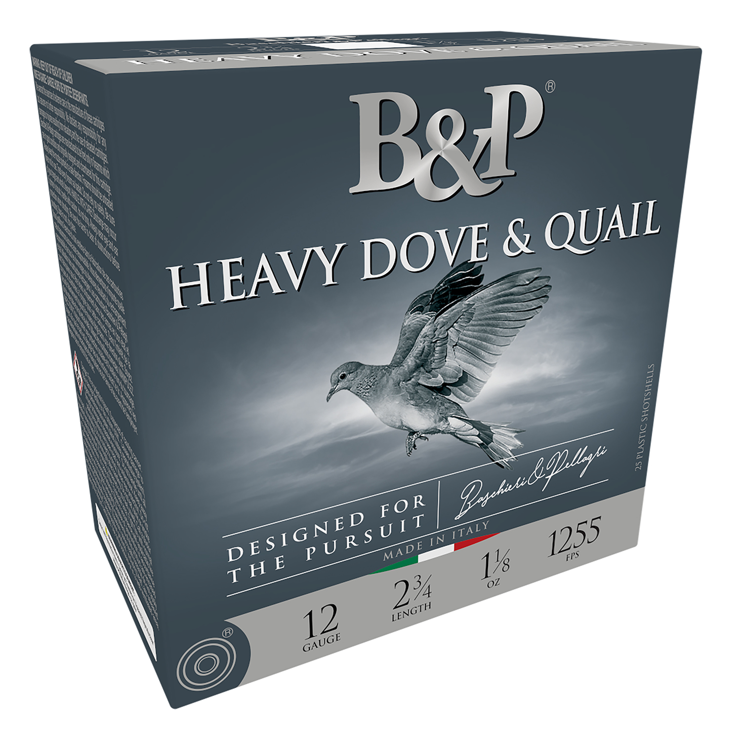 B&P 12B18D75 Heavy Dove & Quail 12Gauge 2.75″ 1 1/8oz 7.5Shot 25 Per Box/10 Case