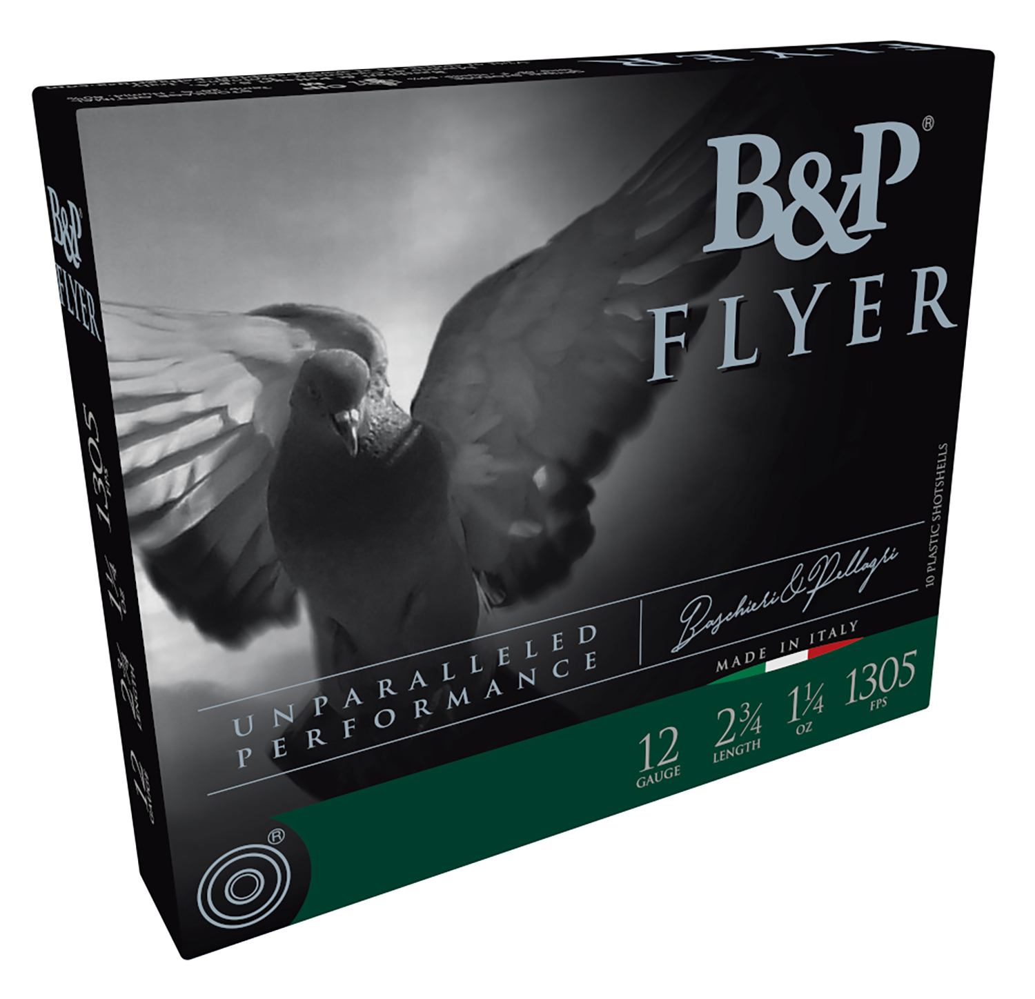 B&P 12B14P75 Competition Flyer 12Gauge 2.75″ 1 1/4oz 7.5Shot 10 Per Box/10 Case