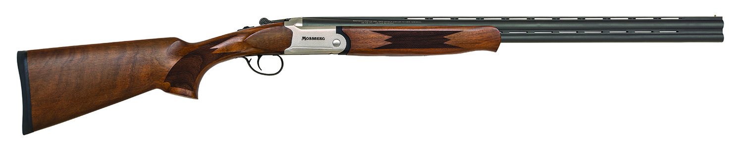 Mossberg 75478 Silver Reserve Full Size 28 Gauge Break Open 2.75″ 2rd 26″ Matte Blued Over/Under Vent Rib Barrel, Satin Silver Stainless Steel Engraved Receiver, Fixed Black Walnut Stock, Right Hand