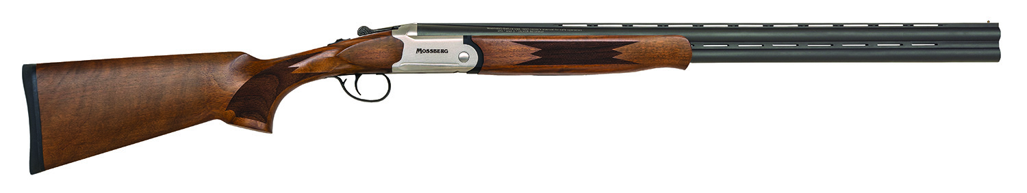 Mossberg 75479 Silver Reserve Full Size 410 Bore Break Open 3″ 2rd 26″ Matte Blued Vent Rib Barrel, Satin Silver Engraved Stainless Steel Receiver, Fixed Black Walnut Stock, Right Hand