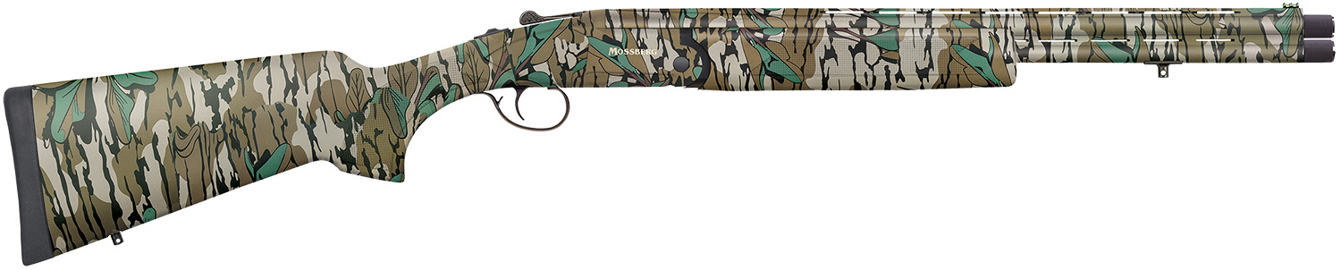 Mossberg 75487 Silver Reserve Eventide Turkey Over/Under 28 Gauge 2.75″ 2rd 20″, Mossy Oak Greenleaf, Synthetic Furniture, Fiber Optic Sight, Ext. Turkey Choke