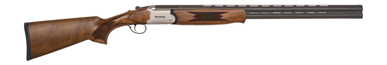Mossberg 75490 Silver Reserve 16 Gauge Break Open 2.75″ 2rd 28″ Matte Blued Over/Under Vent Rib Barrel, Satin Silver w/Engraved Logo Receiver, Fixed Satin Black Walnut Stock
