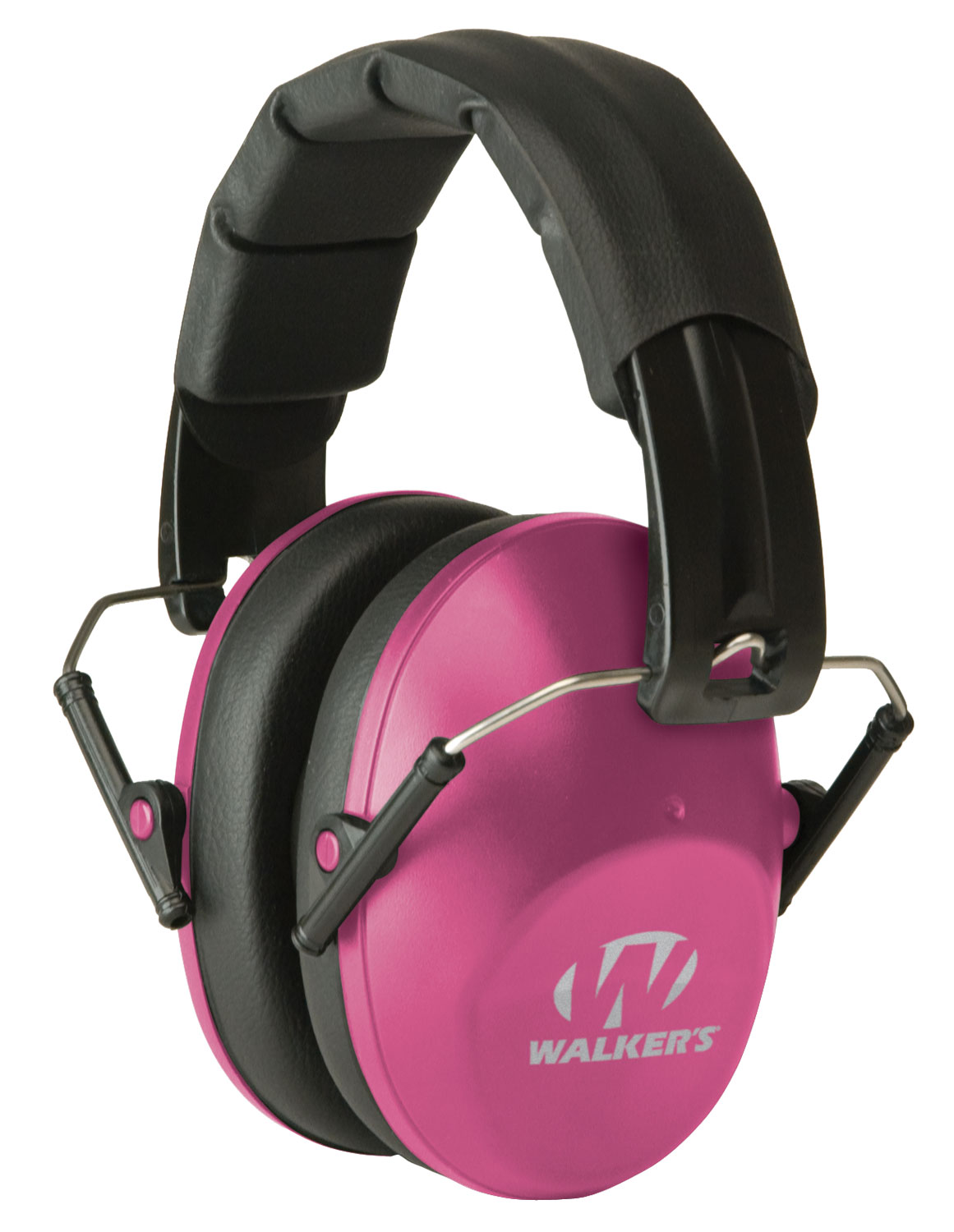 Walker’s GWPFPM1PNK Pro Low Profile Passive Muff 22 dB Over the Head Pink/Black Polymer