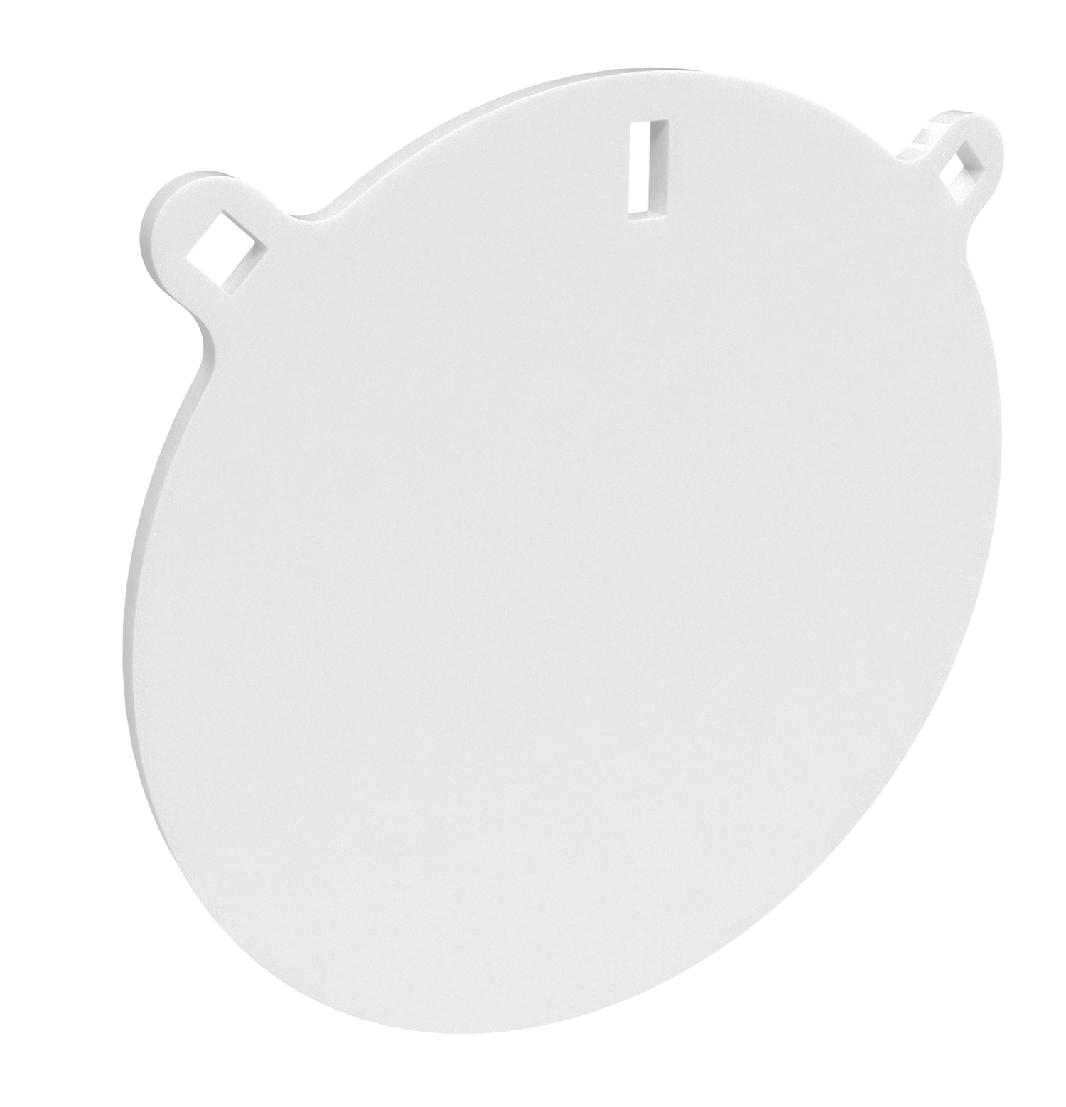 Birchwood Casey BC-RND10-38 Round Steel Target Plate 10″ Pistol/Rifle Black/Red/White Steel 0.38″ Thick Hanging