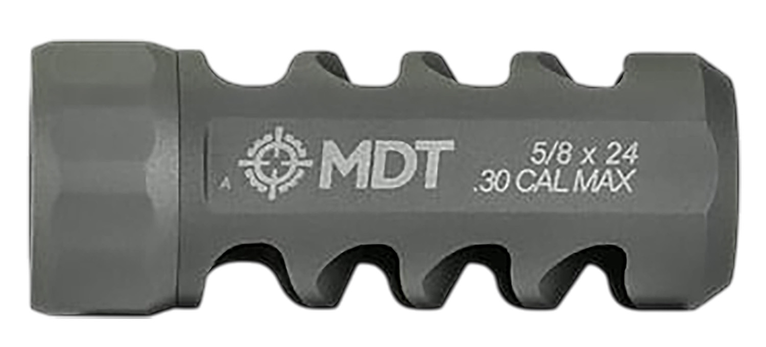 Mdt Sporting Goods Inc 109154RTI Hunt Brake Black Titanium 5/8″x24 Threads 30Cal