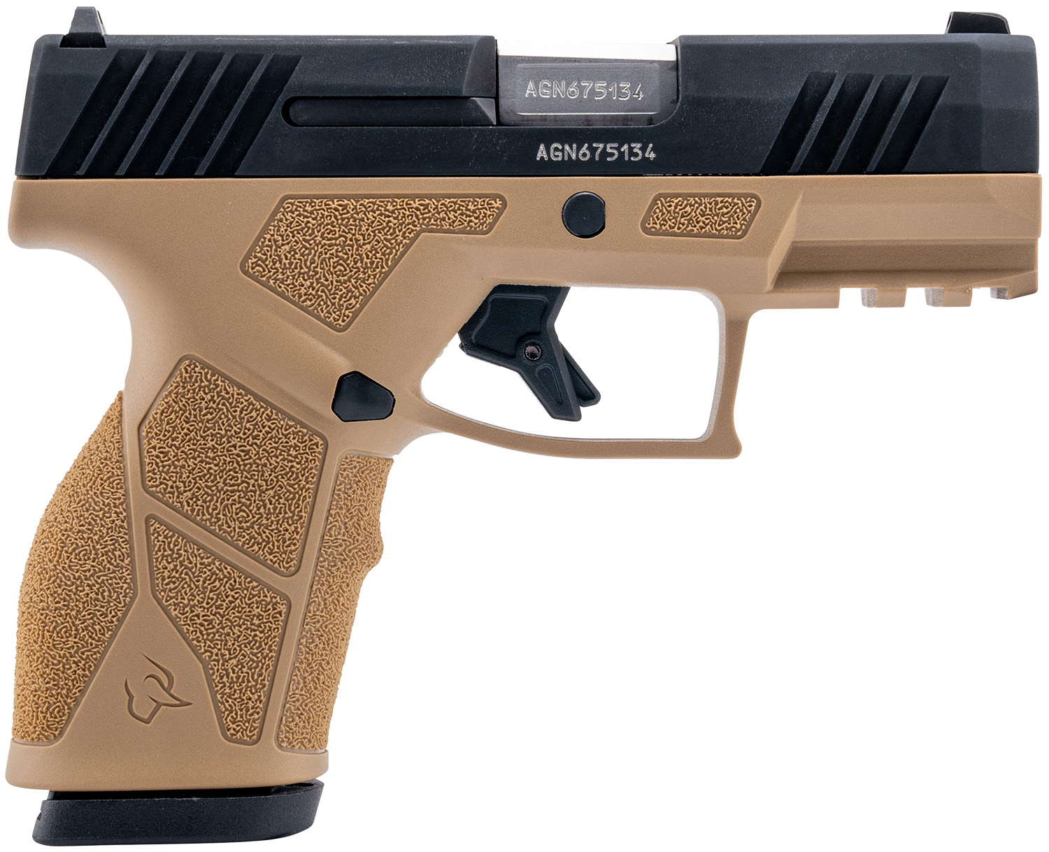 Taurus 1-GX2931T GX2  9mm Luger 13+1 3.37″ Matte Stainless Steel Barrel, Matte Black Serrated Stainless Steel Slide, Tan Polymer Frame w/Picatinny Rail, Polymer Grip