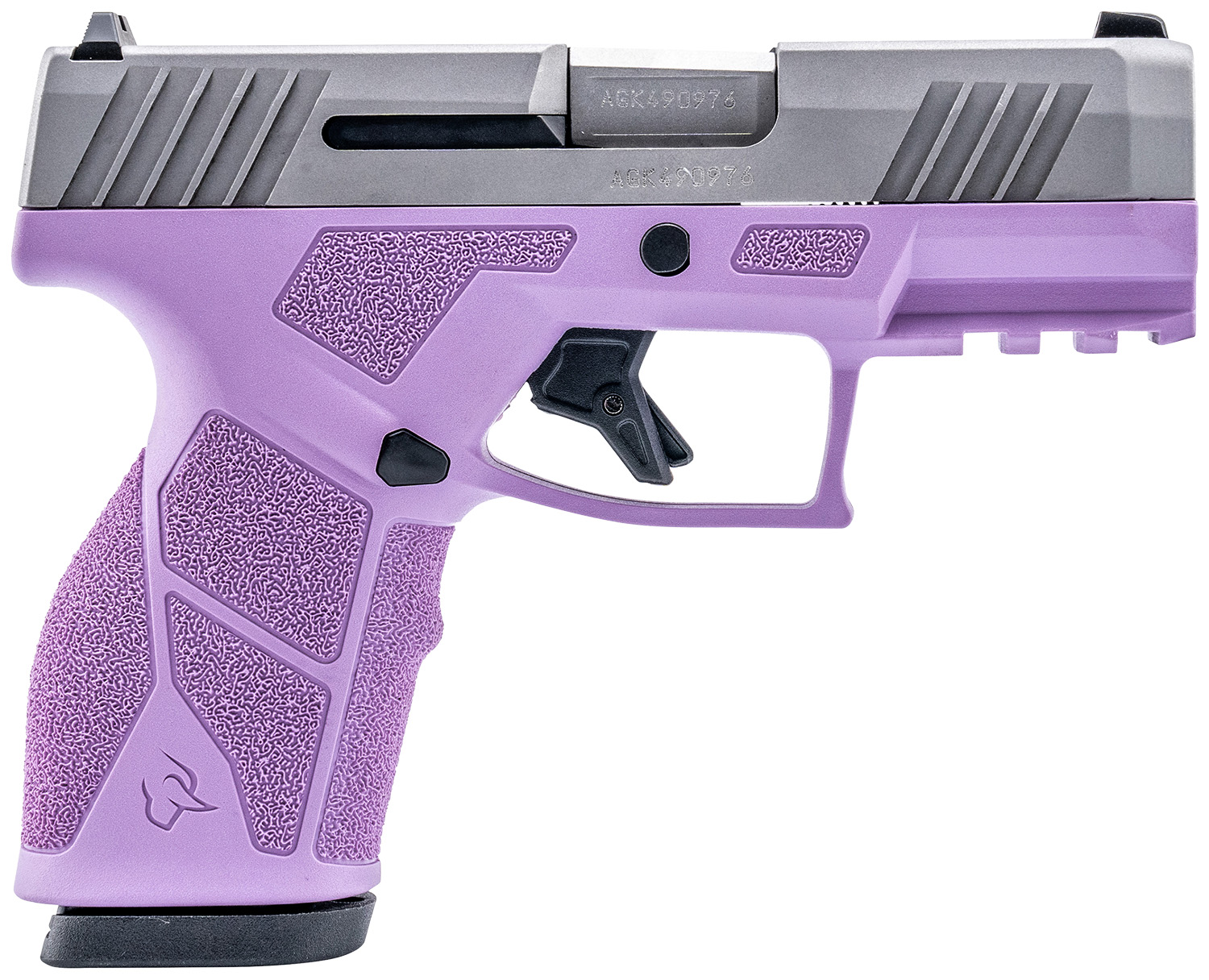 Taurus 1-GX2939LP GX2  9mm Luger 13+1 3.37″ Matte Stainless Steel Barrel, Matte Serrated Stainless Steel Slide, Light Purple Polymer Frame w/Picatinny Rail, Polymer Grip