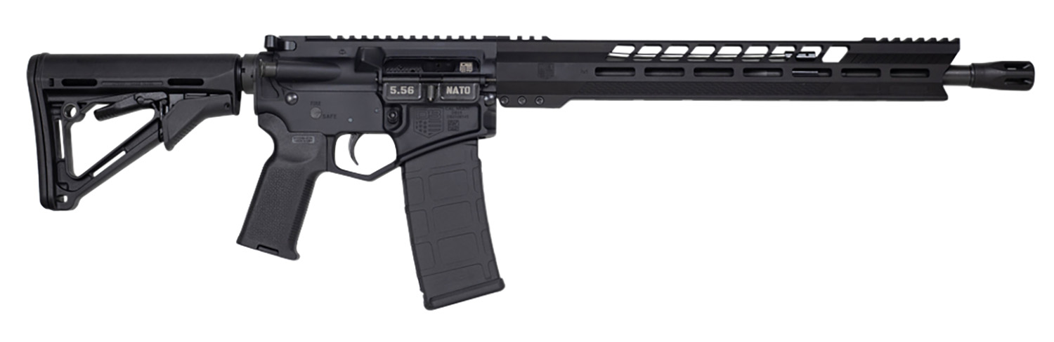 Diamondback DB1731K001 DB15 5.56x45mm 30+1 16″ Nitride Treated Steel Barrel w/CNC DBSB-IV Flash Hider, A3 Flattop Upper/Diamondback Black Gold Lower, 15″ M-LOK Handguard, Magpul CTR Stock & K2 Grip