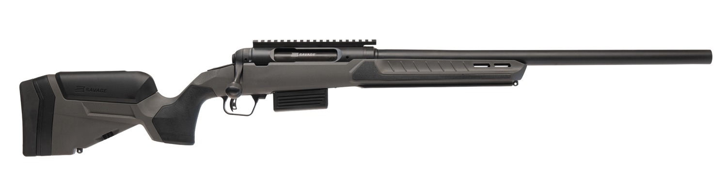 Savage Arms 32803 220 Harvester Full Size 20 Gauge Bolt 2rd 22″ Slug Barrel, AccuStock w/AccuFit V2 Flat Dark Gray Synthetic Stock, Right Hand