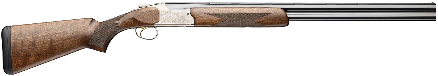Browning 0183463004 Citori 825  12 Gauge Break Open 3″ 2rd 28″ Polished Blued Over/Under Vent Rib Barrel, Silver Nitride Stainless Steel Receiver, Fixed Black Walnut Stock