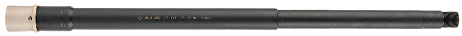 Ballistic Advantage BABL6MM001PQ Premium Series 6mm ARC 16″ Threaded SPR Profile, Midlength with Low Pro Gas Block, Black QPQ 4150 Chrome Moly Vanadium Steel, Fits AR-15