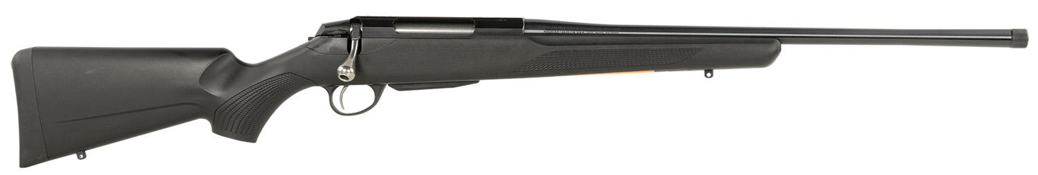 Tikka JRTXEC31620MT T3 Lite Compact 308 Win 3+1 20″ Matte Blued Threaded Barrel, Blued Drilled & Tapped Steel Receiver, Fixed Black Synthetic Stock