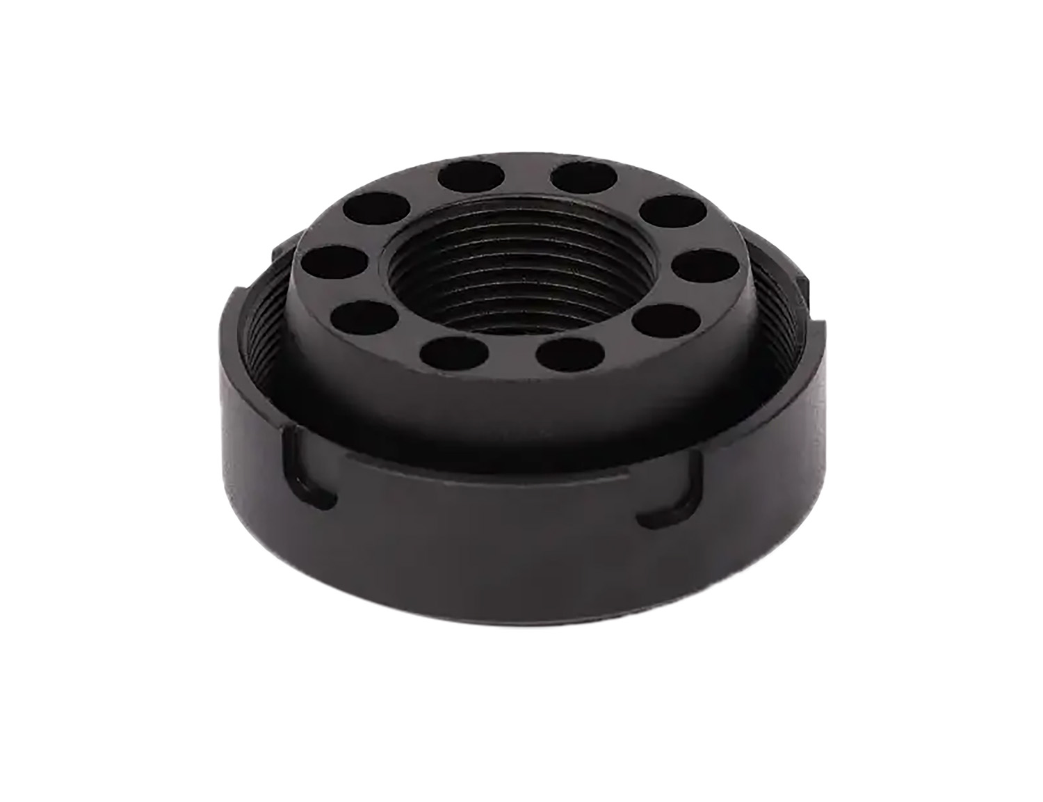 SilencerCo AC4741 Charlie Direct Thread Mount Fits 11/16″x24 Stainless Steel Oxide Black