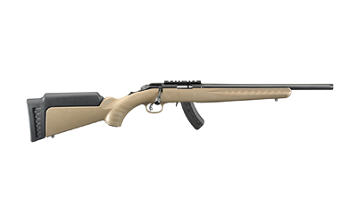 RUGER AMER RF 17HMR 16″ FDE 15RD TB