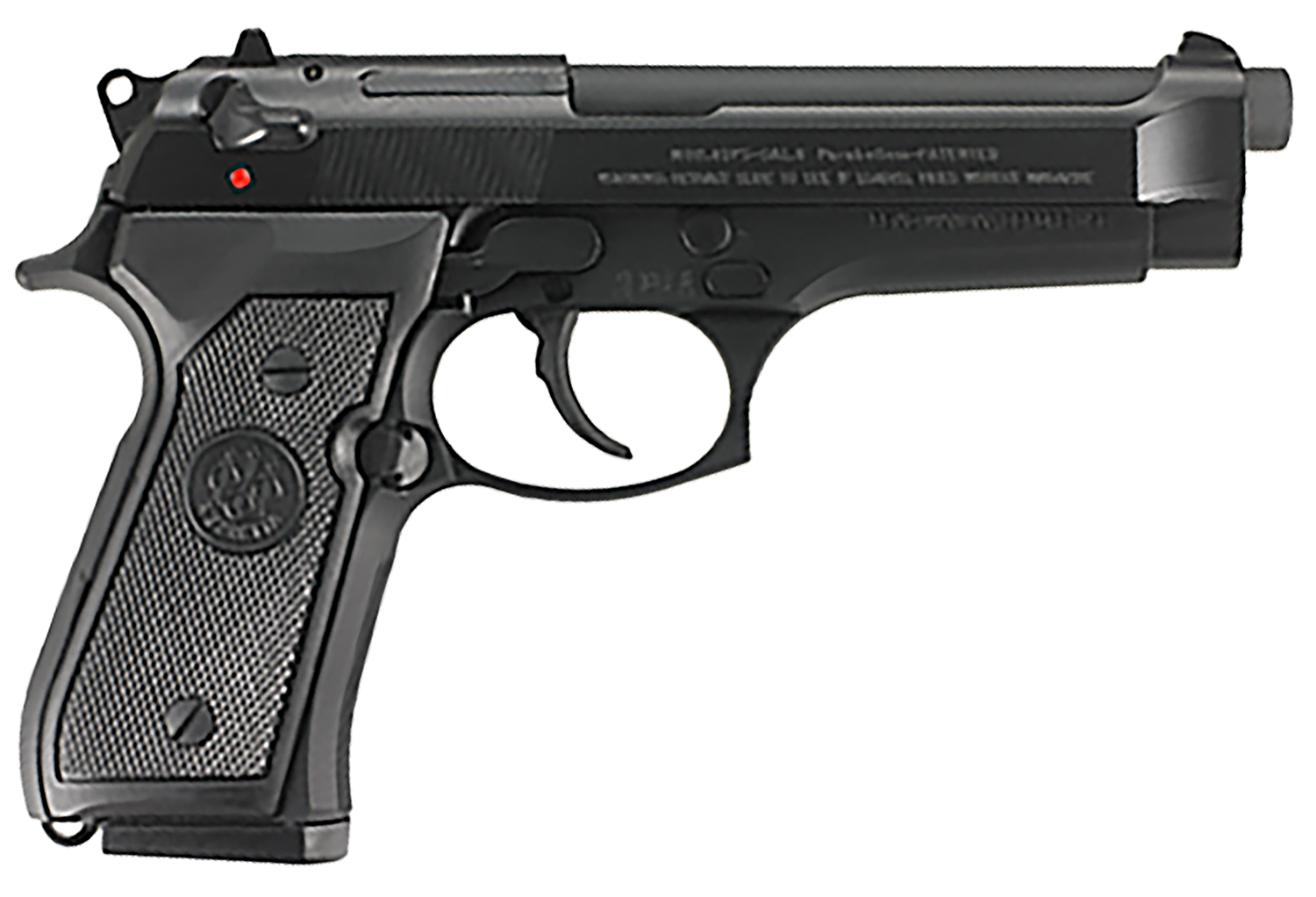 Beretta USA J92F300M 92FS  Full Size Frame 9mm Luger 15+1 4.90″ Black Bruniton Barrel, Serrated Steel Slide, Frame w/Beavertail, Ambidextrous USA Made