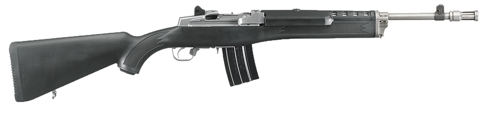 Ruger 5819 Mini-14 Tactical 223 Rem/5.56 NATO 20+1 16.10″ Matte Stainless Threaded Barrel, Matte Stainless Steel Receiver w/Picatinny Rail, Black Synthetic Fixed Stock, Right Hand