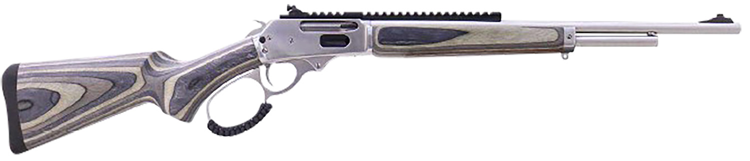 Rossi 950357189LW R95 357 Mag 8+1 18″ Matte Stainless Threaded Barrel, Stainless Polished Stainless Steel Receiver, Fixed Laminate Stock