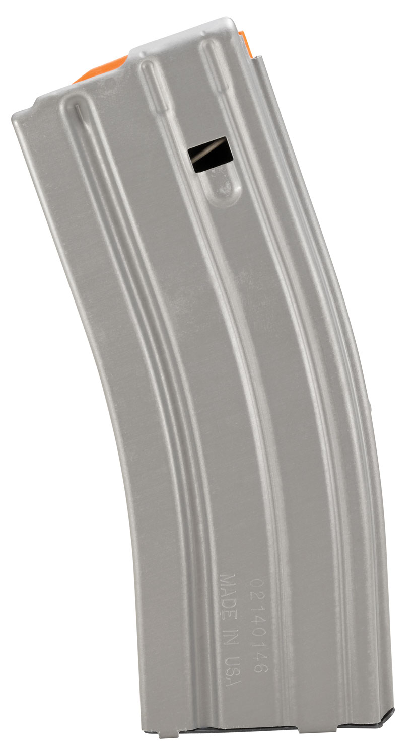 DuraMag 3023002178CPD Speed 30rd 223 Rem/300 Blackout/5.56x45mm NATO for AR-15 Gray w/ Orange Follower Detachable