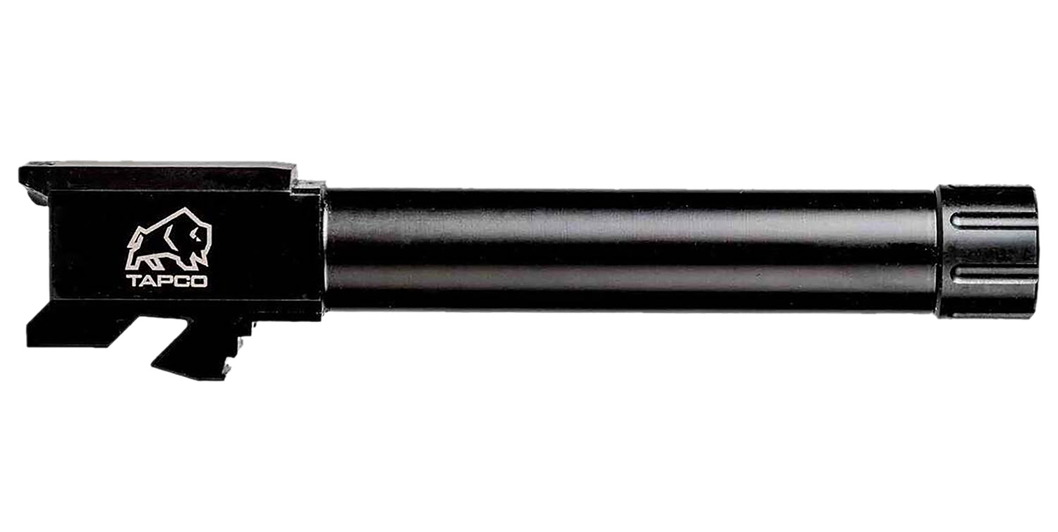 Tapco TAP22002 Glock 9mm Luger Threaded Black Nitride Stainless Steel, Fits Glock 19 Gen1-3